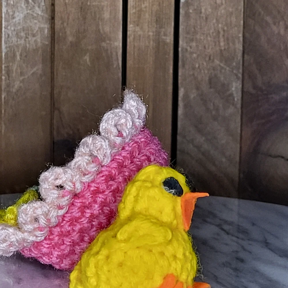 Crocheted Chick - Picture 6 of 13